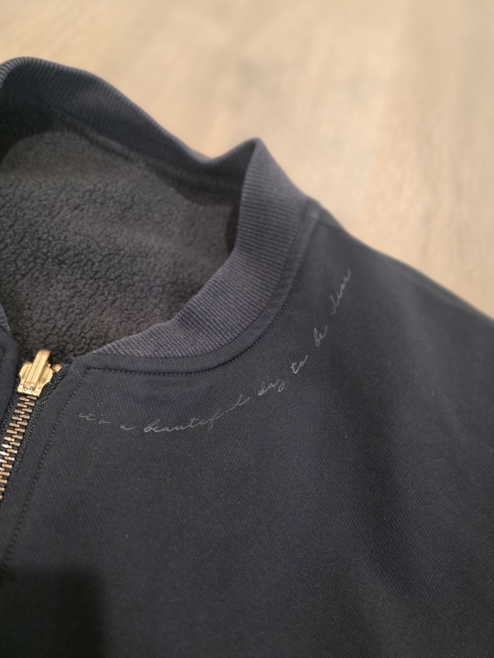 Gymshark x Whitney Simmons Reversible Oversized Bomber Jacket Black Medium - Picture 4 of 7